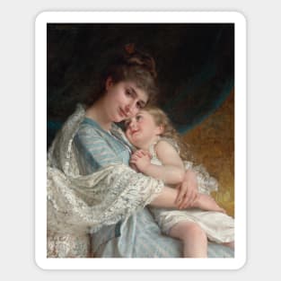 A Tender Embrace by Emile Munier Magnet